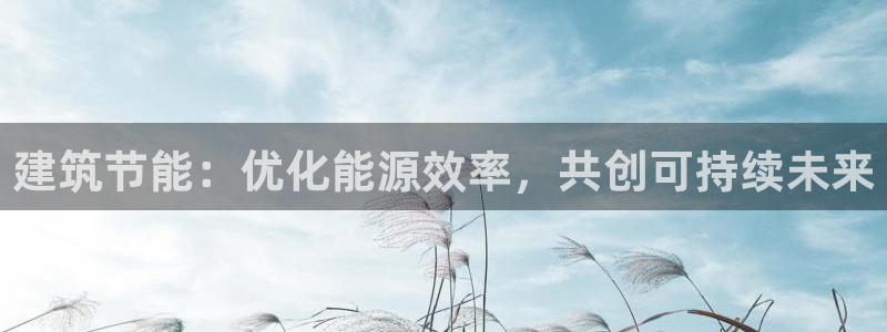 尊亿游戏国际官网：建筑节能：优化能源效率，共创可持续未来
