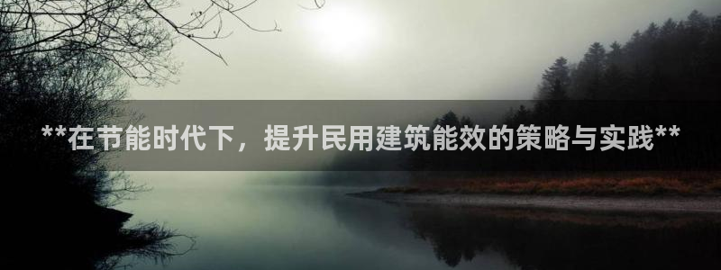 e尊国际7779：**在节能时代下，提升民用建筑能效的策略与实践**