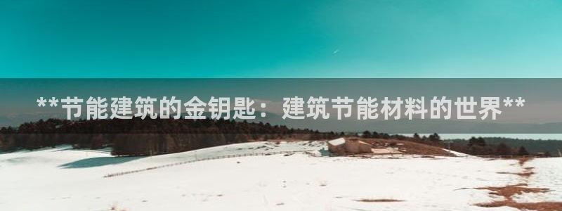 E尊国际：**节能建筑的金钥匙：建筑节能材料的世界**