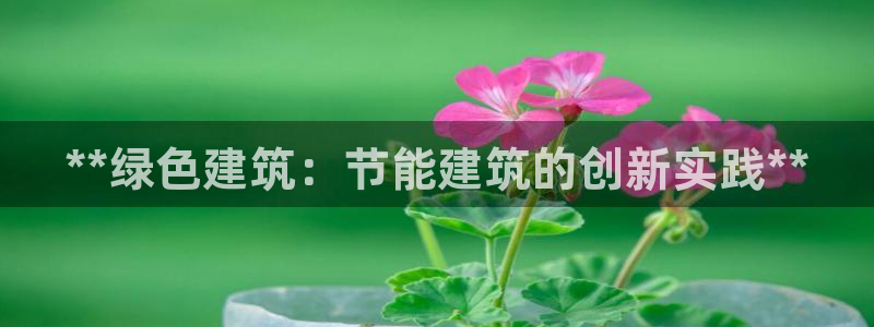 e尊电竞：**绿色建筑：节能建筑的创新实践**