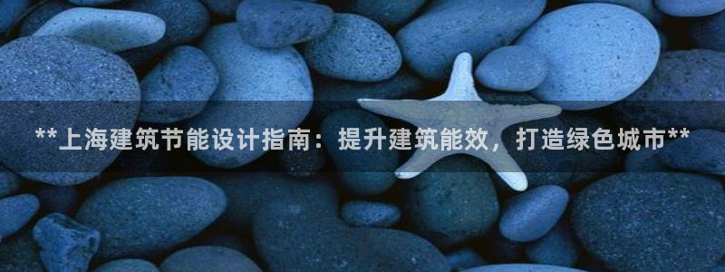 e尊国际客服：**上海建筑节能设计指南：提升建筑能效，打造绿色城市**
