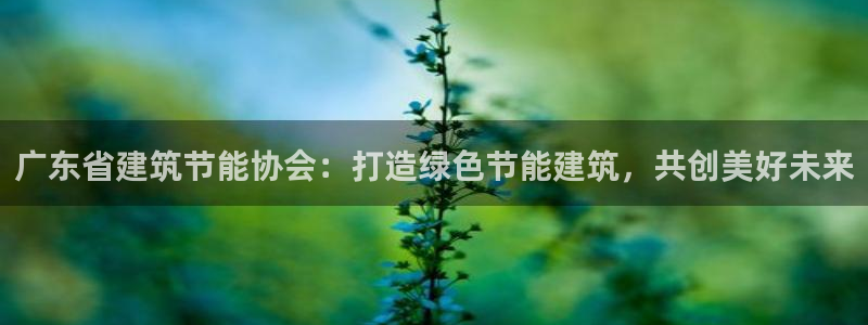 e尊国际客户端：广东省建筑节能协会：打造绿色节能建筑，共创美好未来