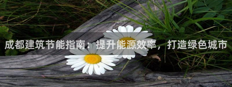 e尊电竞：成都建筑节能指南：提升能源效率，打造绿色城市