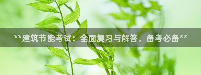 e尊国际7779：**建筑节能考试：全面复习与解答，备考必备**