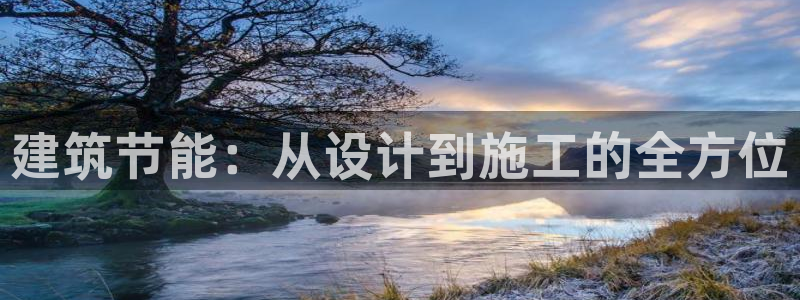 E尊国际：建筑节能：从设计到施工的全方位