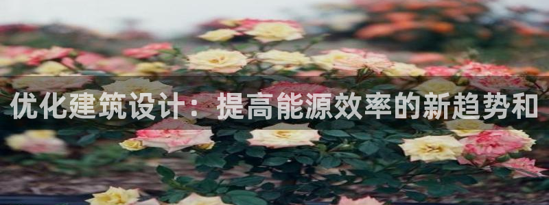 e尊国际客户端：优化建筑设计：提高能源效率的新趋势和