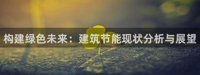 e尊平台：构建绿色未来：建筑节能现状分析与展望