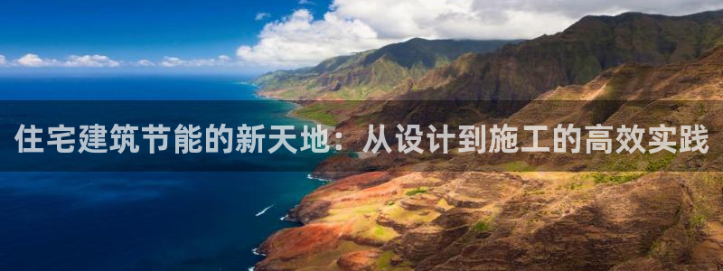 e尊国际是个黑网：住宅建筑节能的新天地：从设计到施工的高效实践