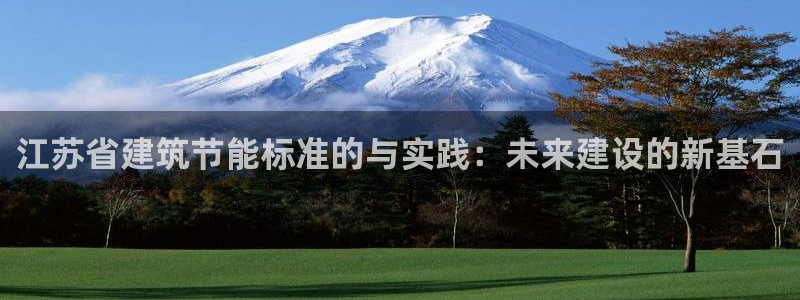 尊亿娱乐国际官网：江苏省建筑节能标准的与实践：未来建设的新基石