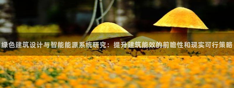 e尊国际官网：绿色建筑设计与智能能源系统研究：提升建筑能效的前瞻性和现实可行策略