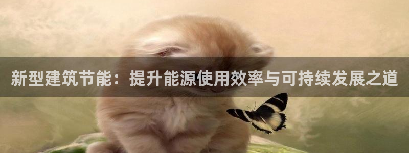 e尊国际平台：新型建筑节能：提升能源使用效率与可持续发展之道